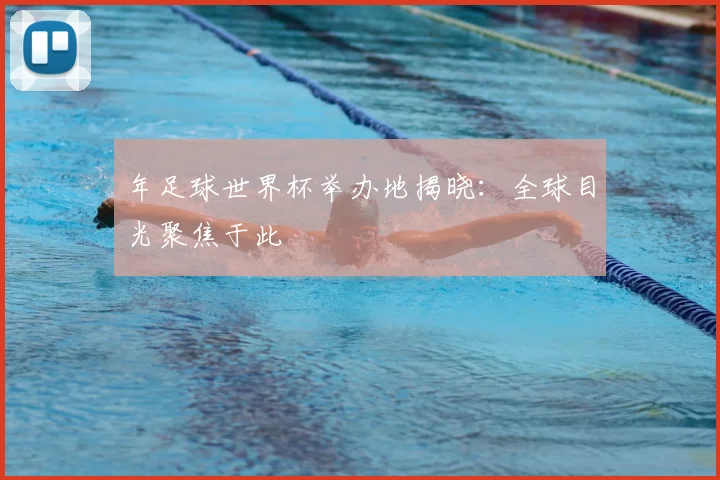 年足球世界杯举办地揭晓：全球目光聚焦于此