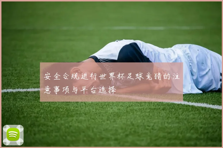 安全合规进行世界杯足球竞猜的注意事项与平台选择